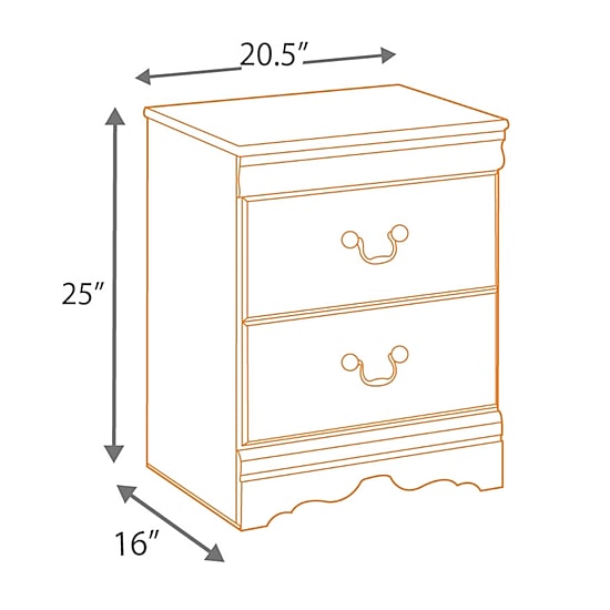 Signature Design by Ashley® Gilmore 2-Drawer Nightstand