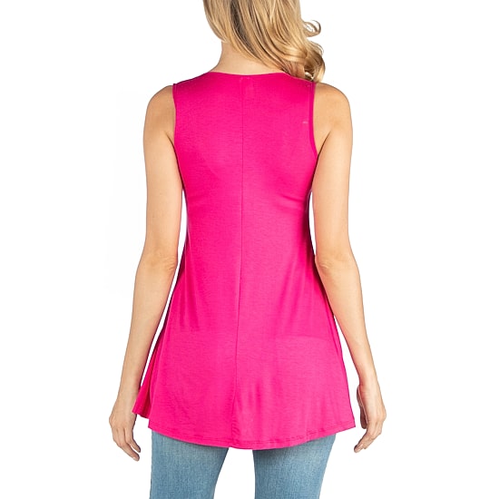 24/7 Comfort Apparel Scoop Neck Sleeveless Tank Top