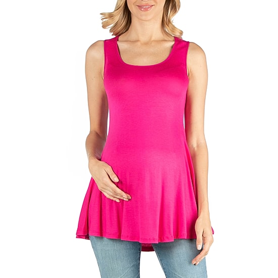 24/7 Comfort Apparel Scoop Neck Sleeveless Tank Top