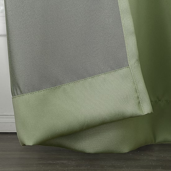 Sun Zero Emory 100"W X 84"L Energy Saving Light-Filtering Grommet Top Single Patio Door Curtain