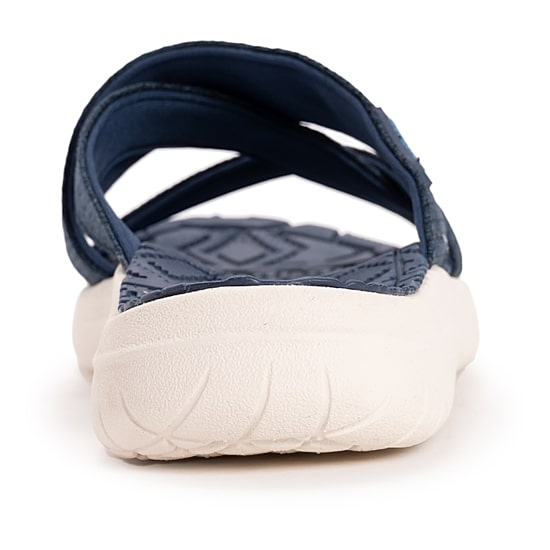 Muk Luks Womens Sassy Cross-Over Strap Sandals