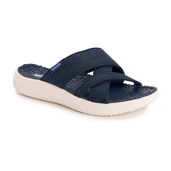 Muk Luks Womens Sassy Cross-Over Strap Sandals