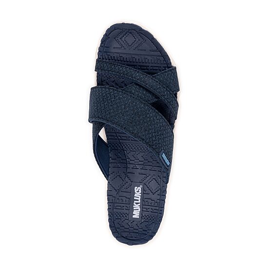 Muk Luks Womens Sassy Cross-Over Strap Sandals
