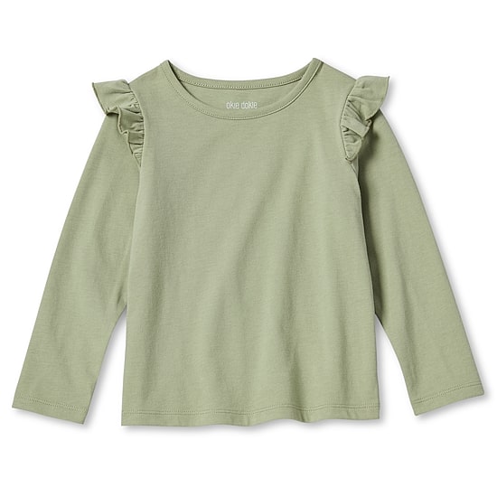 Okie Dokie Toddler & Little Girls Round Neck Long Sleeve T-Shirt