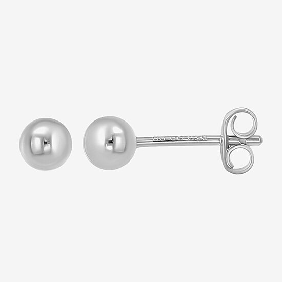 Womens Cubic Zirconia Sterling Silver Round 3 Pair Earring Set