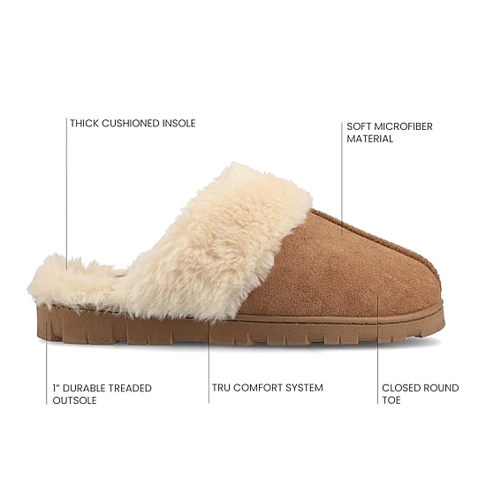Journee Collection Kalli Womens Slip-On Slippers