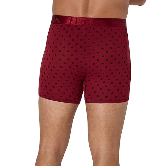 Hanes Supersoft Bonus Pack Mens 4 Pack Comfort Waistband Trunks Uo2td4