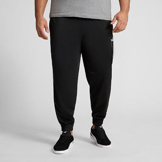 PUMA Piped Tricot Mens Cinched Regular Fit Big and Tall Track Pant