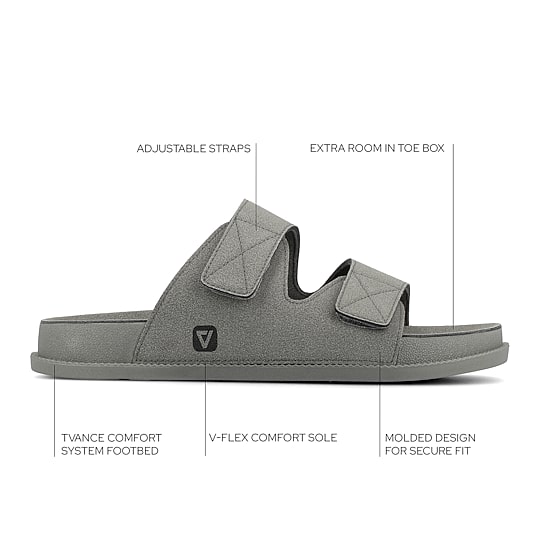 Vance Co Mens Orlando Flat Sandals