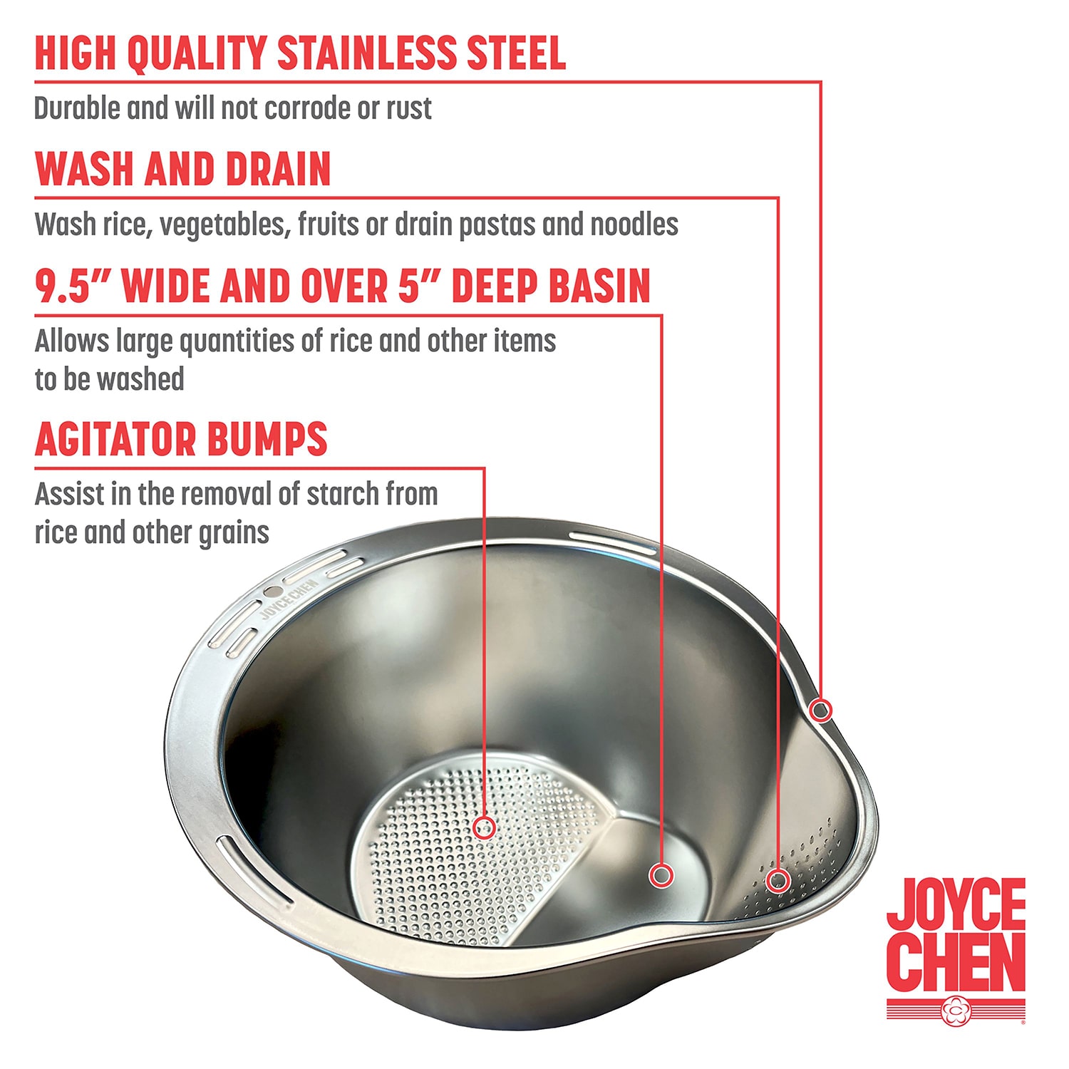Joyce Chen Colander and Strainer