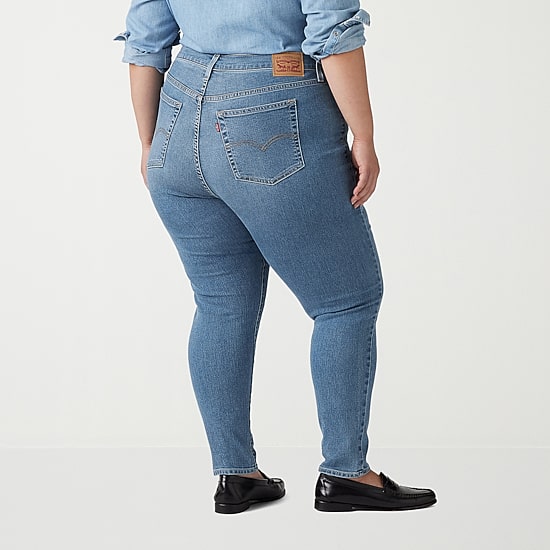 Levi's® Plus High Rise Womens Mid Rise 721 Skinny Fit Jean
