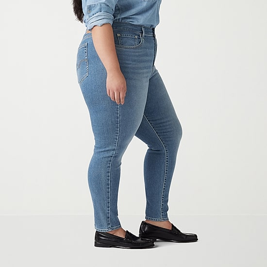 Levi's® Plus High Rise Womens Mid Rise 721 Skinny Fit Jean