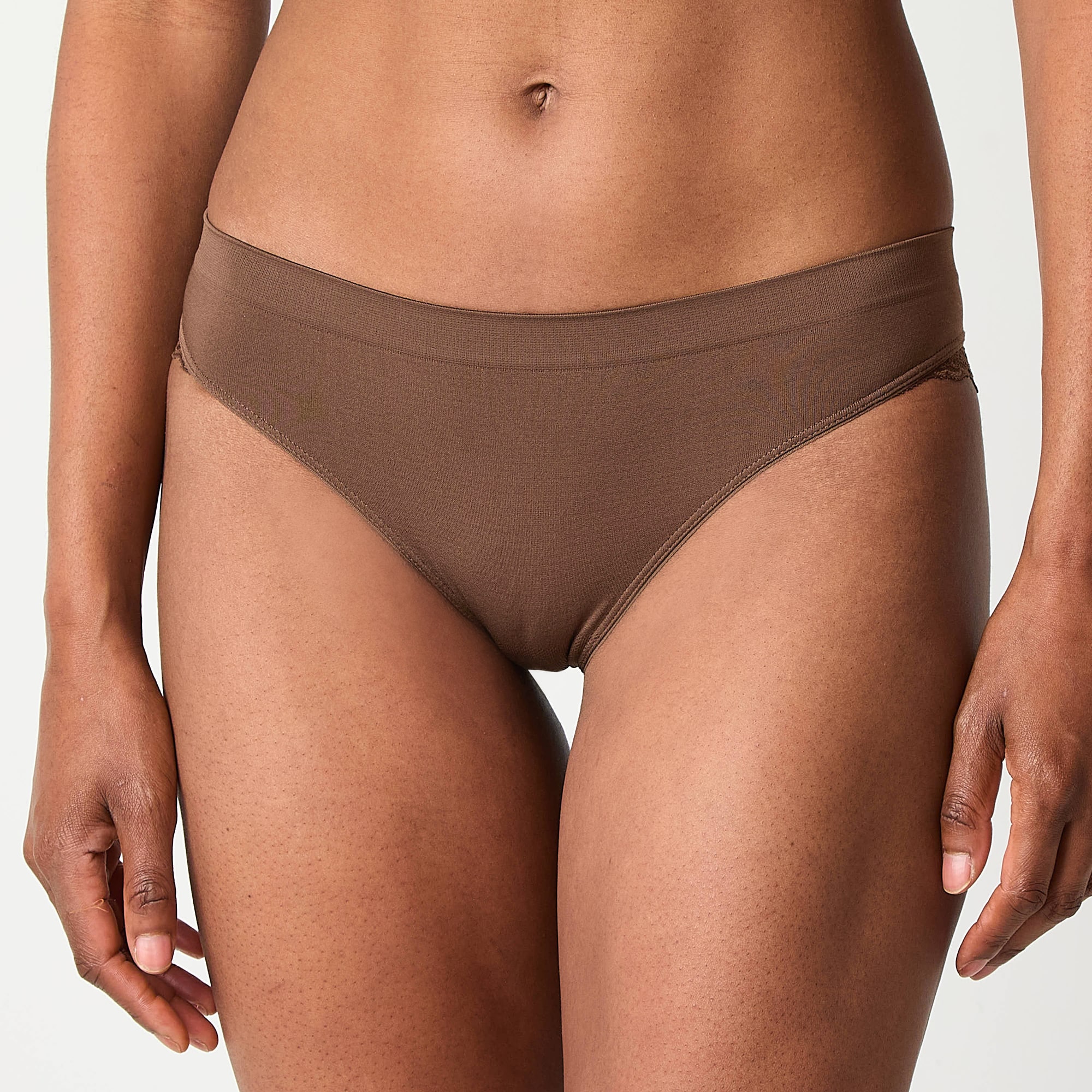 Ambrielle Seamless Lace Cheeky Panty
