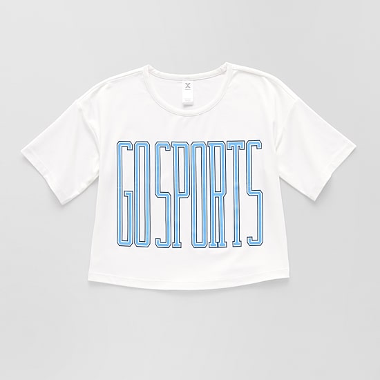 Xersion Little & Big Kid Girls Crew Neck Short Sleeve Regular Fit Graphic T-Shirt
