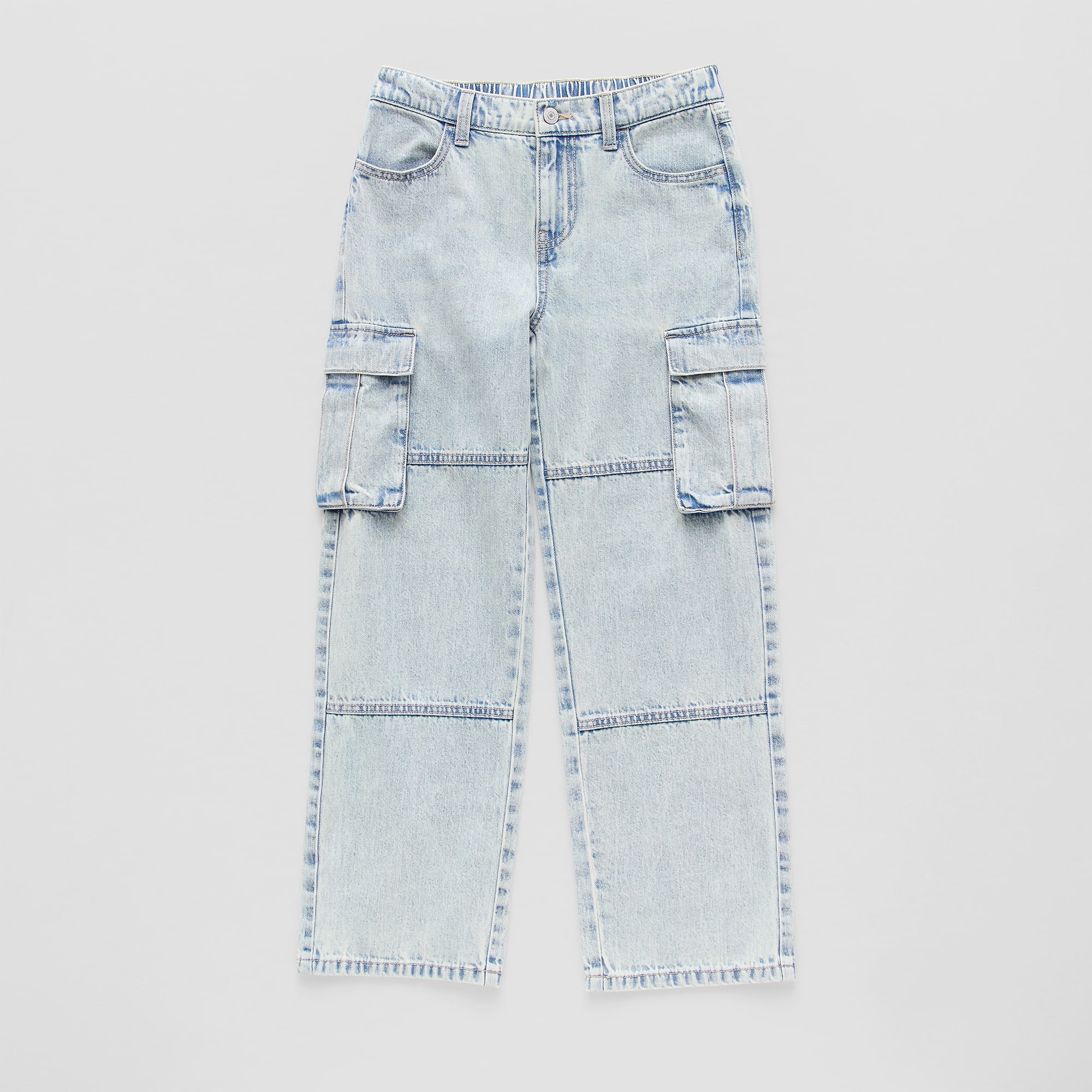 Thereabouts Little & Big Kid Boys Adjustable Waist Cargo Loose Fit Jean