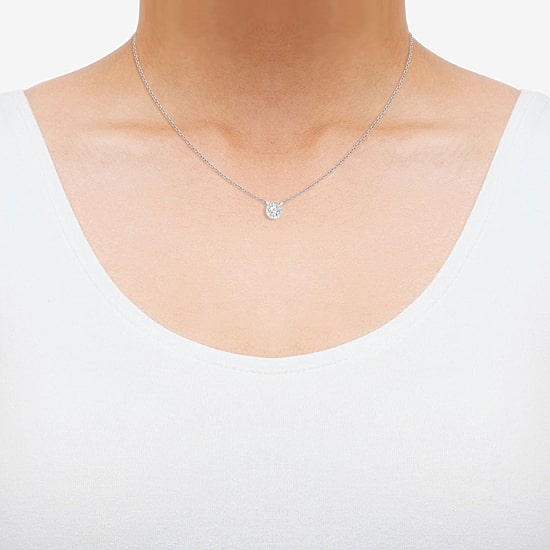 Limited Quantities! Womens 1/3 CT. T.W. Natural White Diamond Sterling Silver Round 2-pc. Jewelry Set