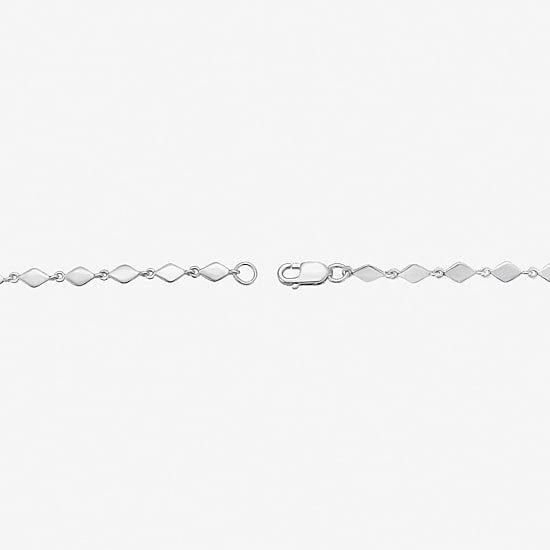 Limited Quantities! Womens White Diamond Sterling Silver 18 Inch Tennis Necklace