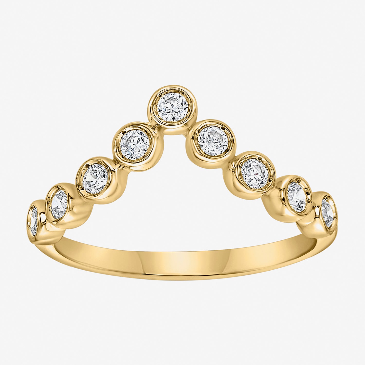 Limited Quantities! Womens 8.5MM 1/3 CT. T.W. Lab Grown White Diamond 14K Gold Over Silver Band
