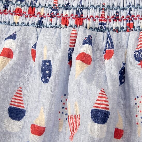 Baby Essentials Americana Baby Girls Sleeveless Romper