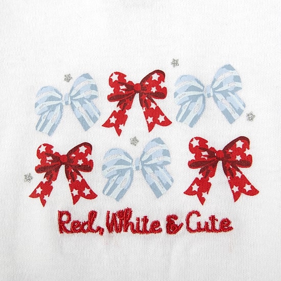Baby Essentials Americana Baby Girls 2-pc. Short Set