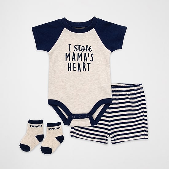 Baby Essentials Baby Boys 3-pc. Short Set