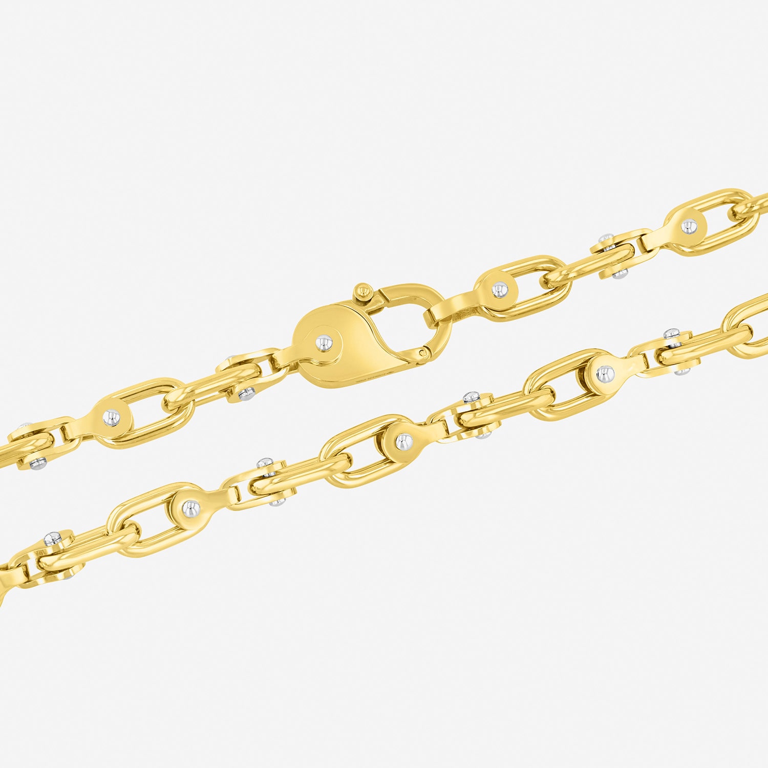 Mens Stainless Steel 22 Inch Mariner Chain Necklace