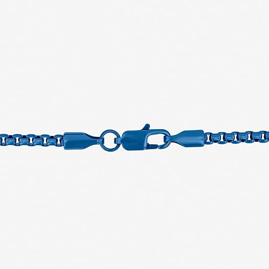 Mens Stainless Steel 20 Inch Box Chain Necklace