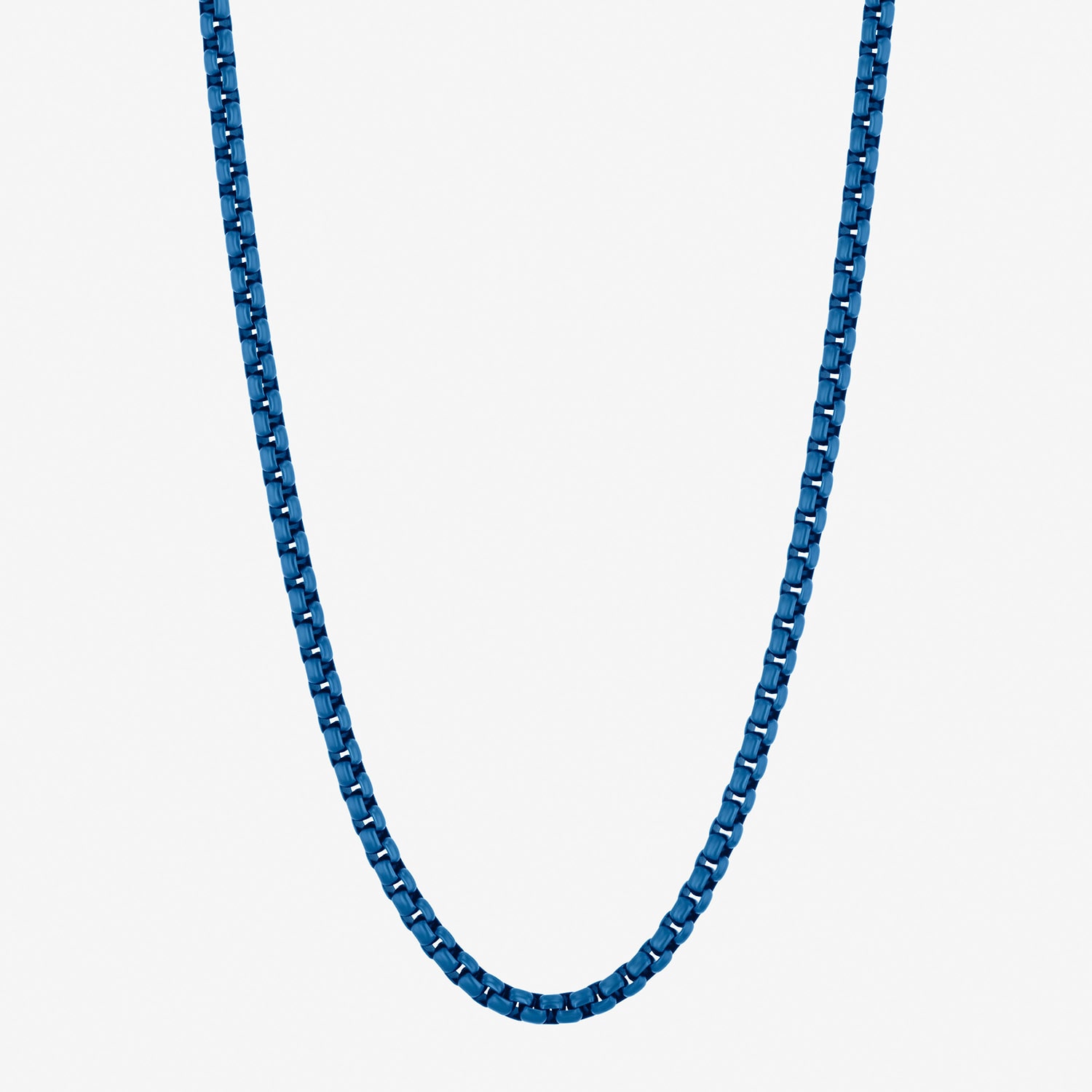 Mens Stainless Steel 20 Inch Box Chain Necklace