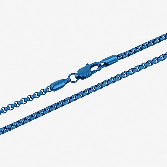 Mens Stainless Steel 20 Inch Box Chain Necklace