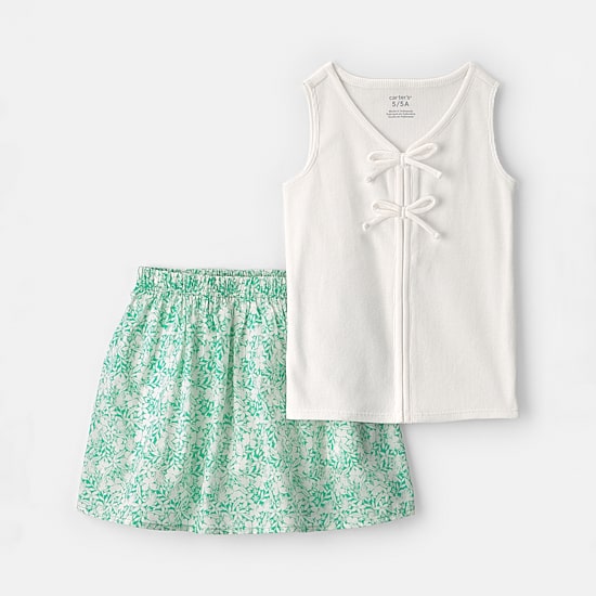 Carter's Little & Big Kid Girls Knit 2-pc. Skort Set