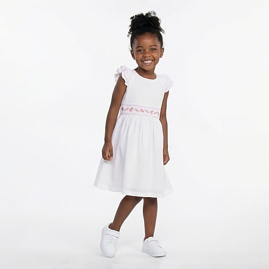 Bonnie Jean Little & Big Kid Girls Ruffled Short Sleeve A-Line Dress