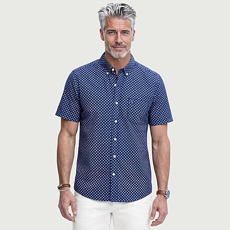 jcpenney stafford short sleeve dress shirts Stafford Button Front Mens Short Sleeve Regular Fit Button-Down Shirt,  Color: Faded Blue Htr