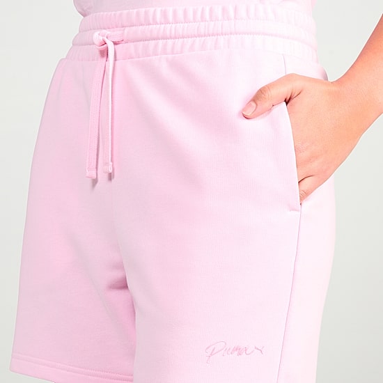 PUMA Womens 5" Adjustable Waist Drawstring Waist Active Pull-On Short