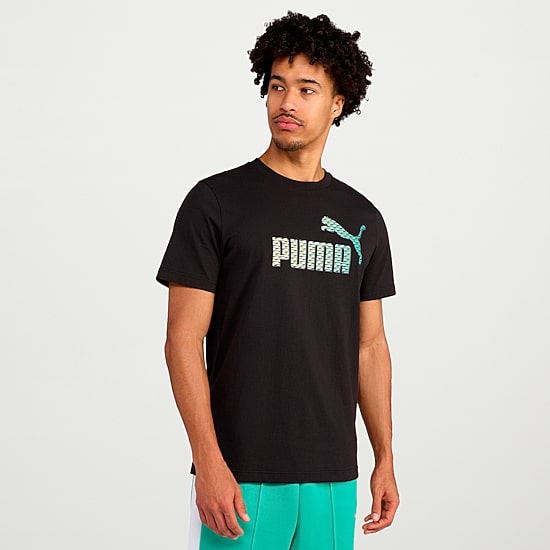 PUMA Mens Crew Neck Short Sleeve Regular Fit Graphic T-Shirt