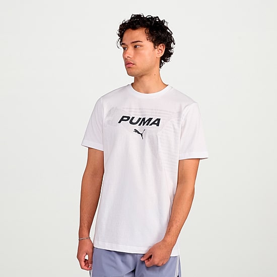 PUMA Mens Crew Neck Short Sleeve Regular Fit Graphic T-Shirt