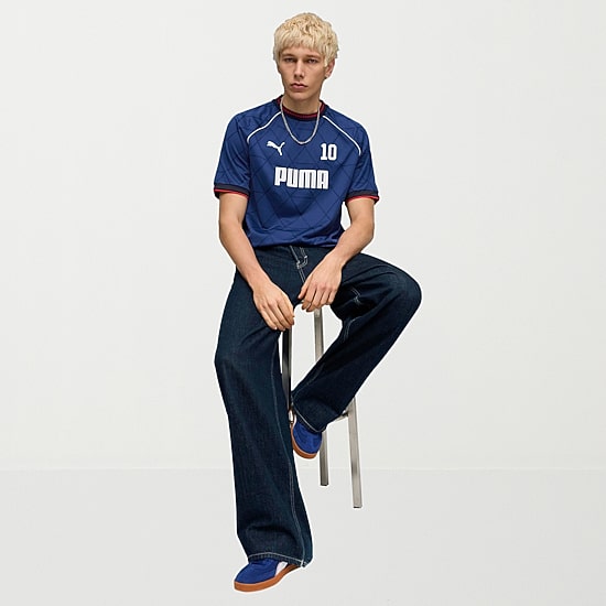 PUMA Mens Crew Neck Short Sleeve Jersey