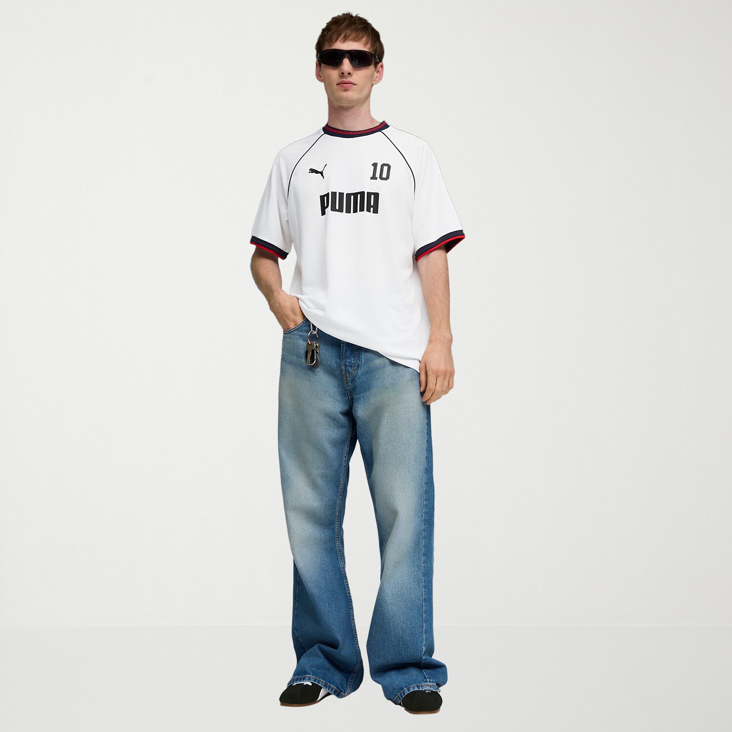 PUMA Mens Crew Neck Short Sleeve Jersey