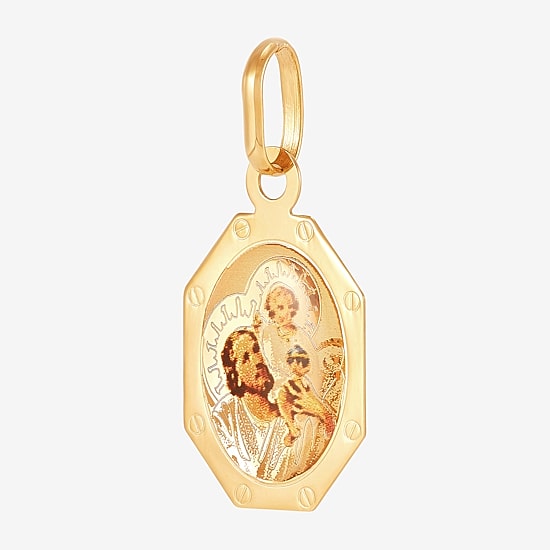 St.Christopher Unisex Adult 14K Gold Pendant