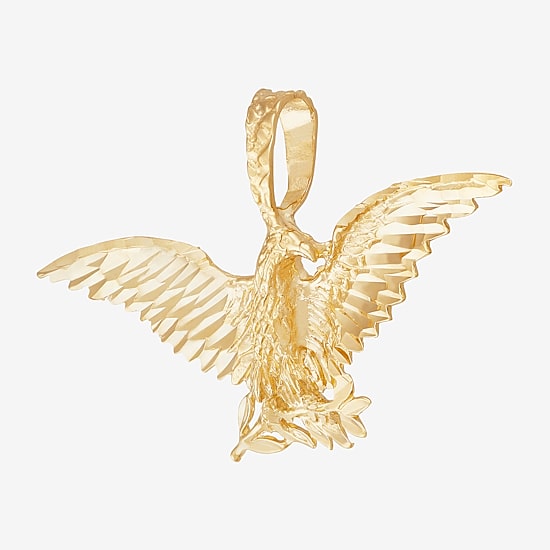 Mens 14K Gold Pendant