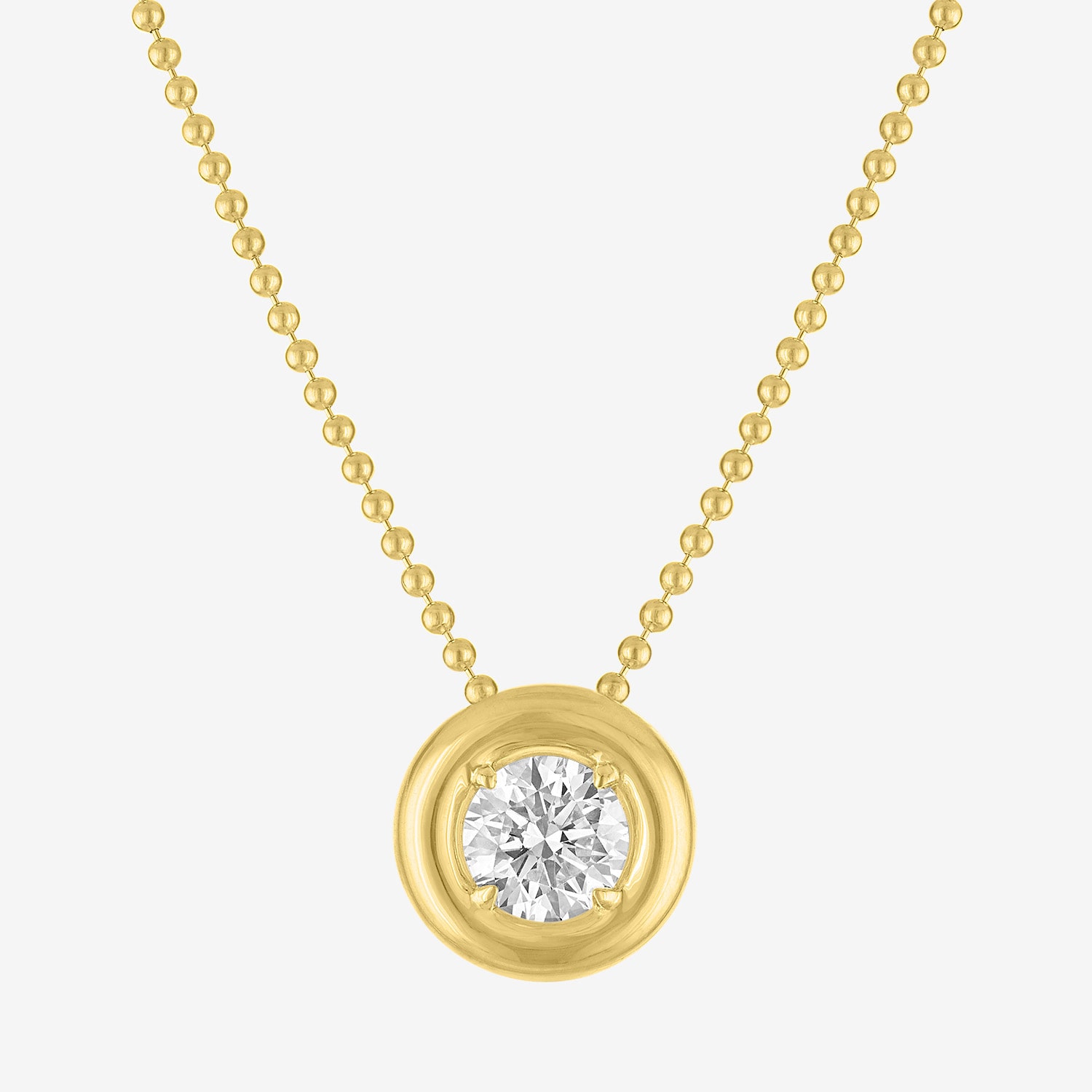 Diamond Addiction (G-H / Si2-I1) Womens 1 1/2 CT. T.W. Lab Grown White Diamond 14K Gold Over Silver 18 Inch Pendant Necklace