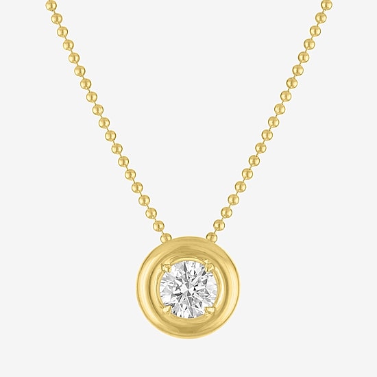 Diamond Addiction (G-H / Si2-I1) Womens 1 1/2 CT. T.W. Lab Grown White Diamond 14K Gold Over Silver 18 Inch Pendant Necklace