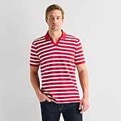 St. John's Bay Johnny Collar Mens Classic Fit Short Sleeve Polo Shirt