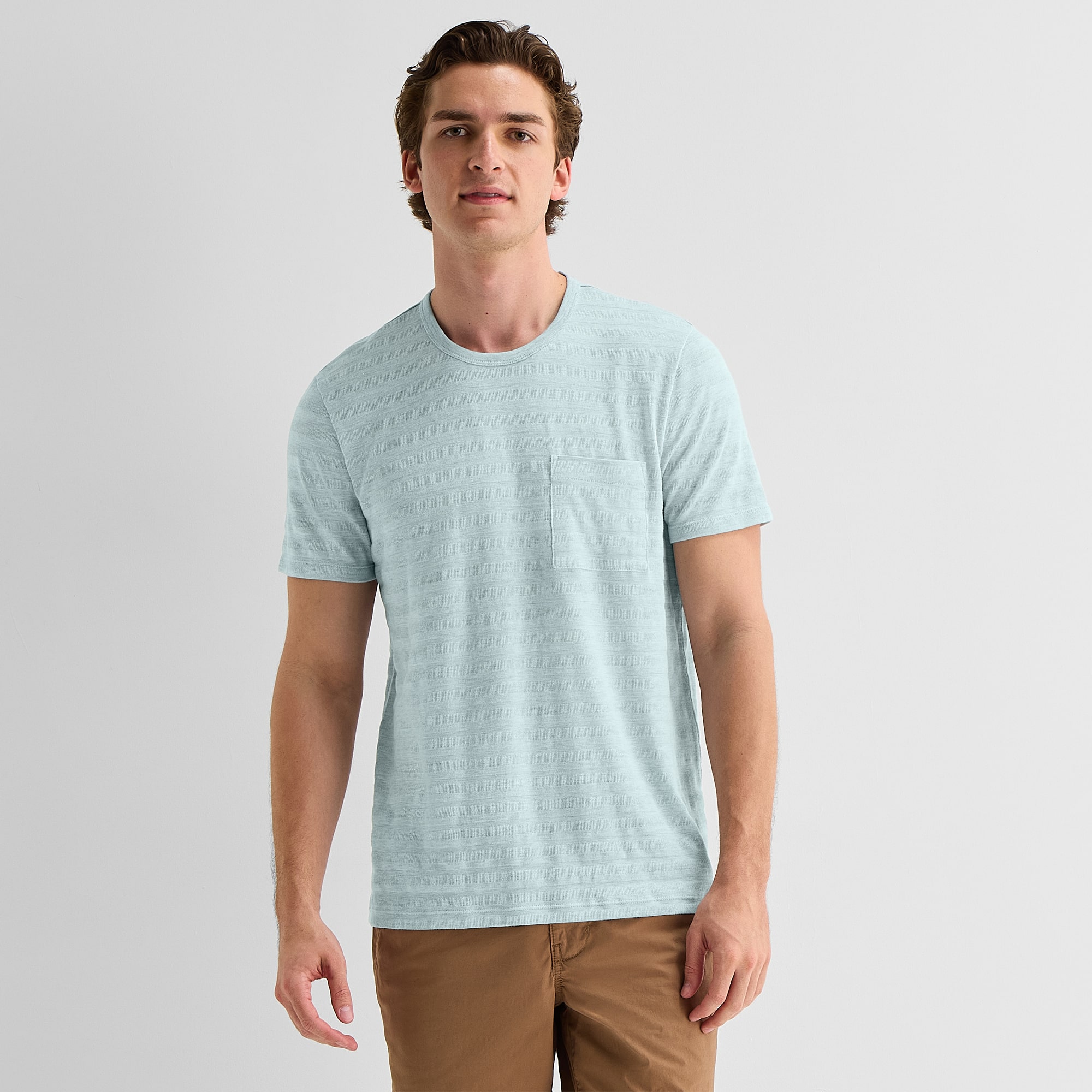 mutual weave Mens Round Neck Short Sleeve T-Shirt