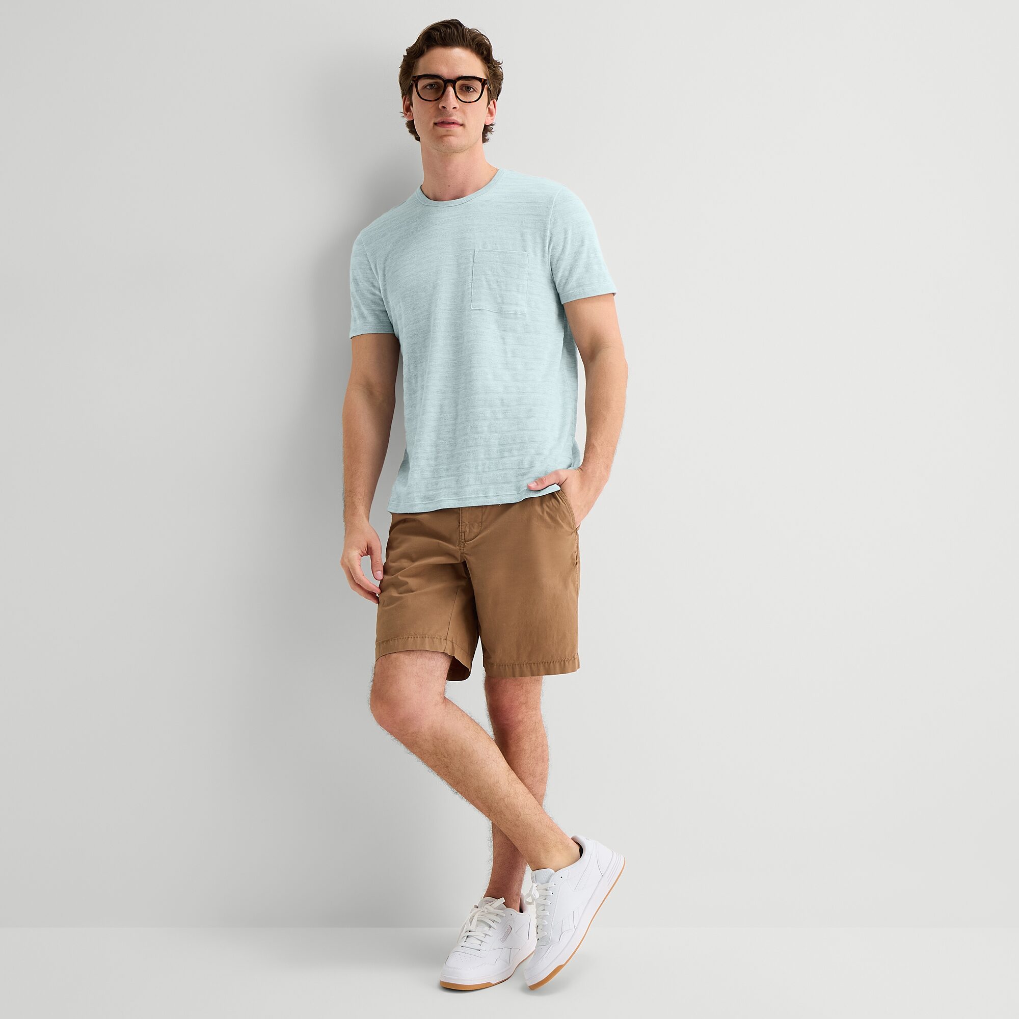 mutual weave Mens Round Neck Short Sleeve T-Shirt