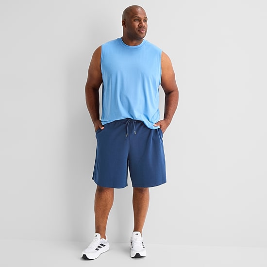 Xersion Mens 9" Mid Rise Big Workout Shorts