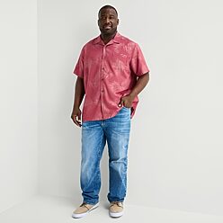 jcpenney red dress shirt Jcpenney Plain Red Dress Button Down Shirt Short Sleeve Size Medium
