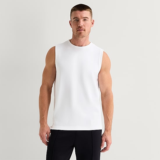 Stylus Mens Crew Neck Sleeveless Muscle T-Shirt