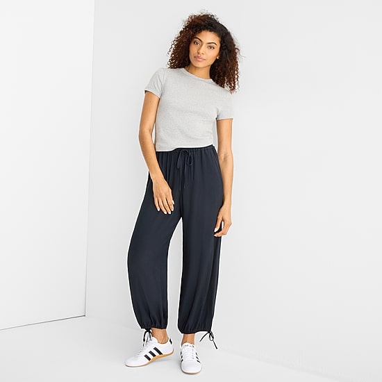 A.N.A Womens Crinkle Harem Pant