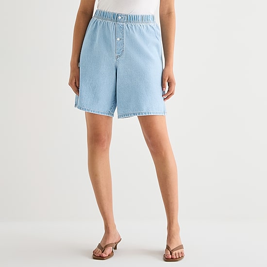 A.N.A Womens Denim Boxer Short