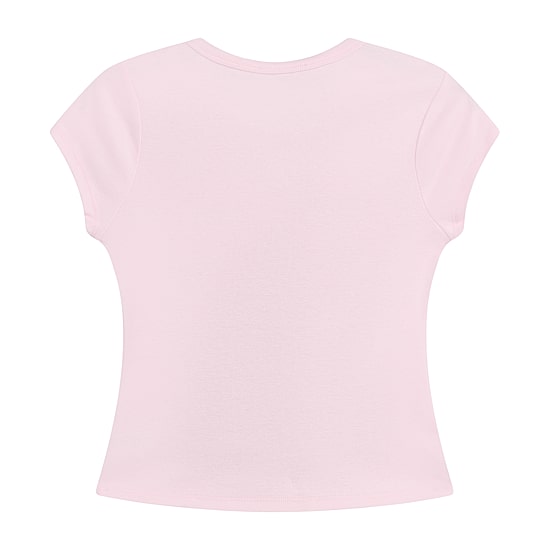 by&by girl Big Kid Girls Round Neck Short Sleeve T-Shirt